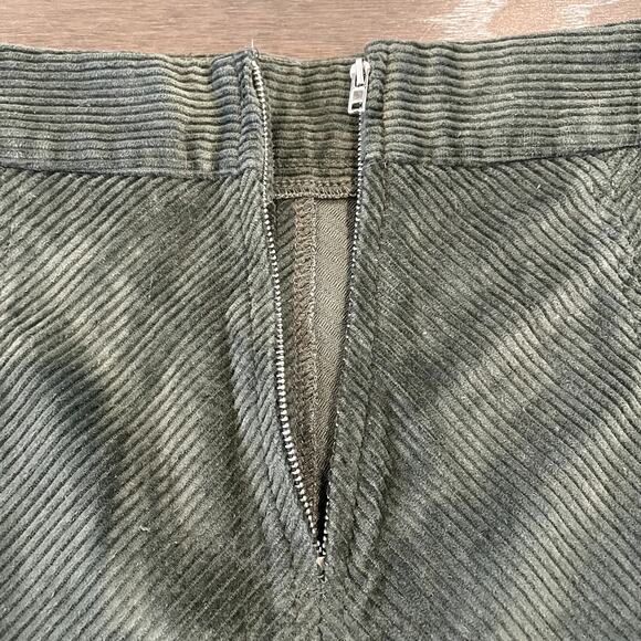 Broken Zipper NWT Altard State Leann Corduroy Skirt Olive Green Women Size Small - Picture 4 of 10
